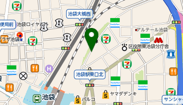 MEN&rsquo;S HAIR BLEACHi 池袋店の地図画像