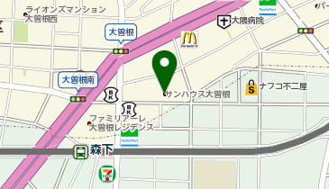 Agu hair cuddle大曾根店の地図画像