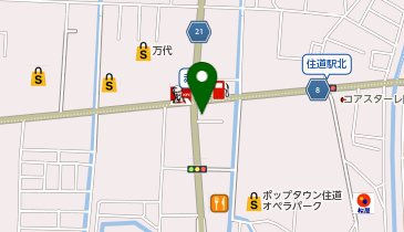 Agu hair risette住道店の地図画像