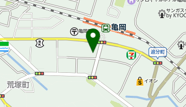 Agu hair aloe亀岡店の地図画像