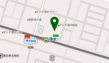 Agu hair lucie 豊田浄水店の地図画像