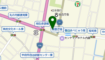 Men&rsquo;s hair salon First 甲府店の地図画像