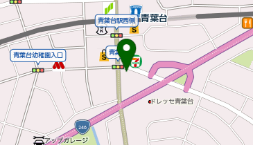 Agu hair garage 青葉台店の地図画像
