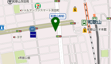 メンズサロン FADE&LINE 和歌山駅前店の地図画像