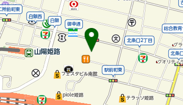 Agu hair act 姫路駅前おみぞ筋店の地図画像