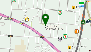 Agu hair will香里園店の地図画像