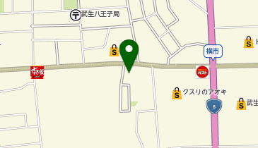 Agu hair kanye越前店の地図画像