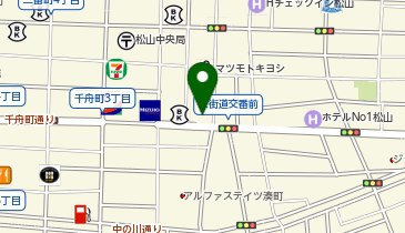 Agu hair elmo松山大街道店の地図画像