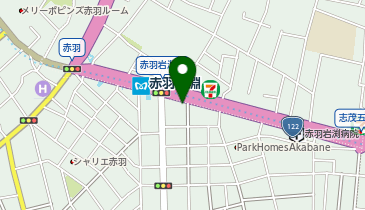 Agu hair Moi赤羽店の地図画像