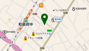 Agu hair silje 和泉府中店の地図画像