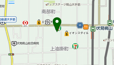 Agu hair zero伏見桃山イオン前店の地図画像