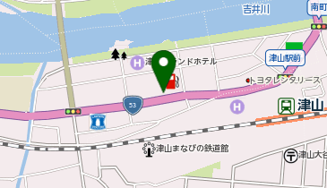 CODE.LINE 津山店の地図画像