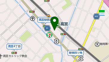 Agu hair tommy高宮駅前店の地図画像