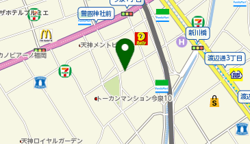 メンズサロン FADE&LINE福岡今泉店の地図画像