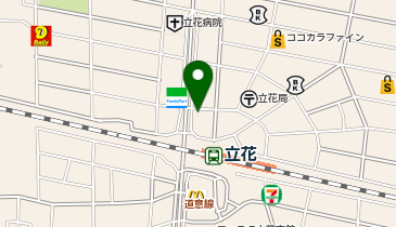 Agu hair elf JR立花駅前店の地図画像