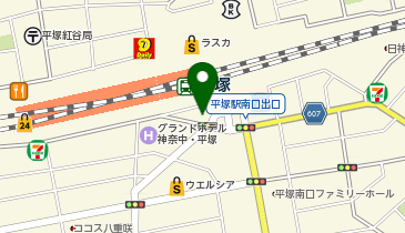 Agu hair lalah平塚店の地図画像