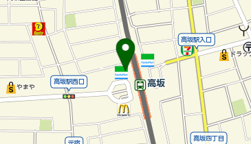 Agu hair luck 高坂駅前店の地図画像