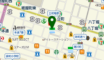 Agu hair nils 広島立町店の地図画像