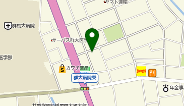 Agu hair jedit前橋下小出店の地図画像
