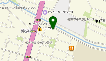 Agu hair coral 沖浜店の地図画像