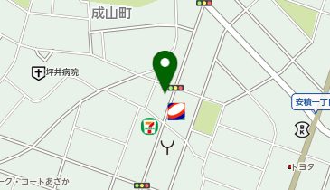 Agu hair lani安積店の地図画像