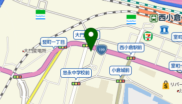 CS made by SHACHU 西小倉店の地図画像