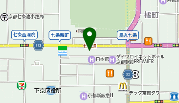 Agu hair girl 京都駅前店の地図画像