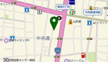 Agu hair crane 宮崎店の地図画像