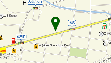Agu hair epic 二本松店の地図画像