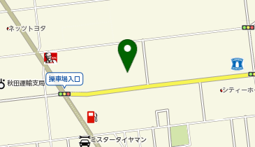 Agu hair reve秋田市泉店の地図画像