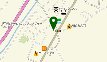 Agu hair ainaいわき2号店の地図画像
