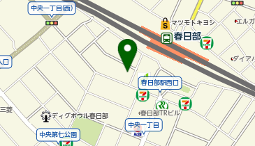 Agu hair honey 春日部店の地図画像