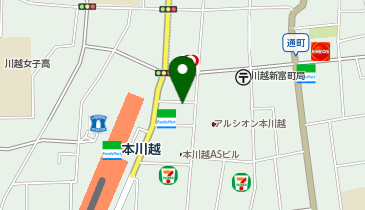 Agu hair rio本川越店の地図画像