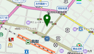 CODE.LINE鳥取店の地図画像