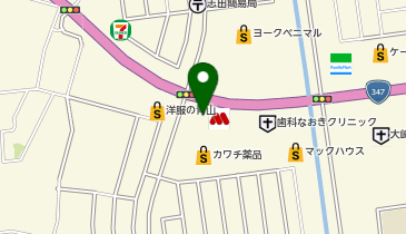 Agu hair abbey古川2号店の地図画像