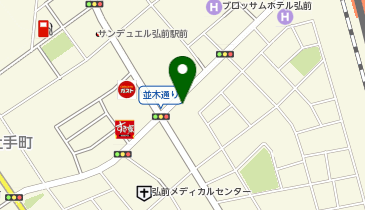FADE&LINE the BARBER 弘前駅前店の地図画像