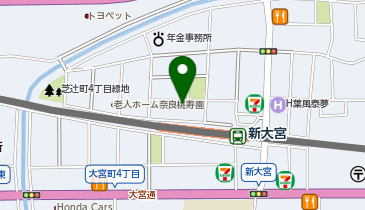 Agu hair raffine新大宮店の地図画像