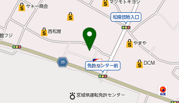 Agu hair sylph市名坂店の地図画像