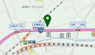 Agu hair Wally折尾店の地図画像