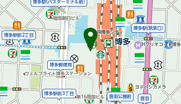 AHKAH 博多阪急店の地図画像