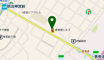 AHKAH 表参道ヒルズ店の地図画像
