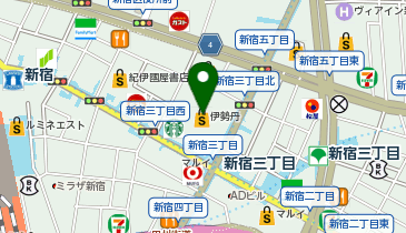 AHKAH 伊勢丹新宿店の地図画像