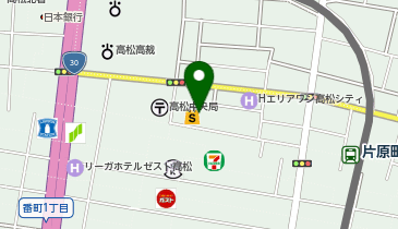 AHKAH 高松三越店の地図画像