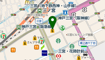 AHKAH 神戸阪急店の地図画像