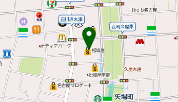 AHKAH 松坂屋名古屋店の地図画像