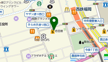 AHKAH 岩田屋本店の地図画像