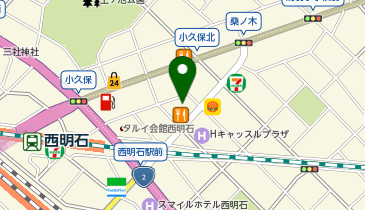 ブルーシール 西明石の地図画像