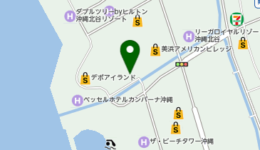 ブルーシール アメリカンビレッジの地図画像