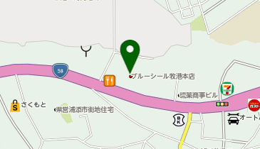 ブルーシール キッチンカー ICE DREAM号の地図画像