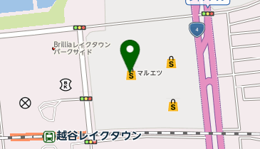 ブルーシール イオンレイクタウンkazeの地図画像